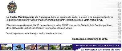 EXPOSICI&Oacute;N "AL INTERIOR DE LA PINTURA"