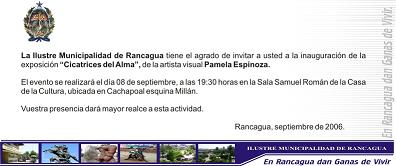 EXPOSICI&Oacute;N "CICATRICES DEL ALMA"